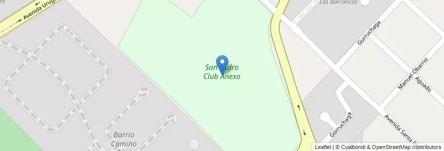 Mapa de ubicacion de San Isidro Club Anexo en Argentinien, Provinz Buenos Aires, Partido De San Isidro, Boulogne Sur Mer.