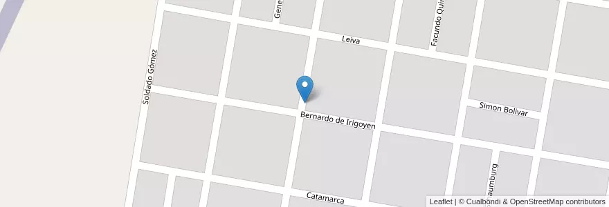 Mapa de ubicacion de San Martín de Porres en Argentina, Santa Fe, Departamento Vera, Municipio De Vera, Vera.