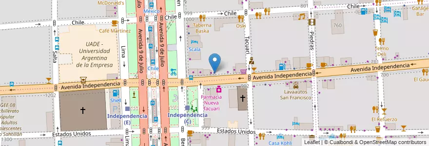 Mapa de ubicacion de San Pedro Telmo, Montserrat en Argentine, Ciudad Autónoma De Buenos Aires, Comuna 1, Buenos Aires.