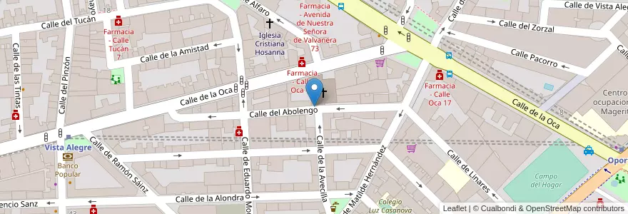 Mapa de ubicacion de San Roque en Испания, Мадрид, Мадрид, Área Metropolitana De Madrid Y Corredor Del Henares, Мадрид.