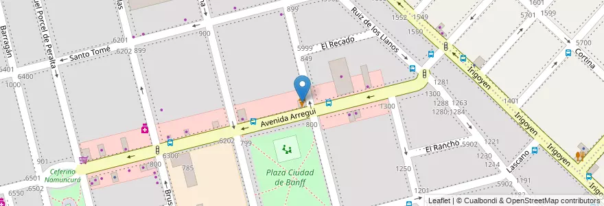 Mapa de ubicacion de Sandro, Versalles en الأرجنتين, Ciudad Autónoma De Buenos Aires, Buenos Aires, Comuna 10.