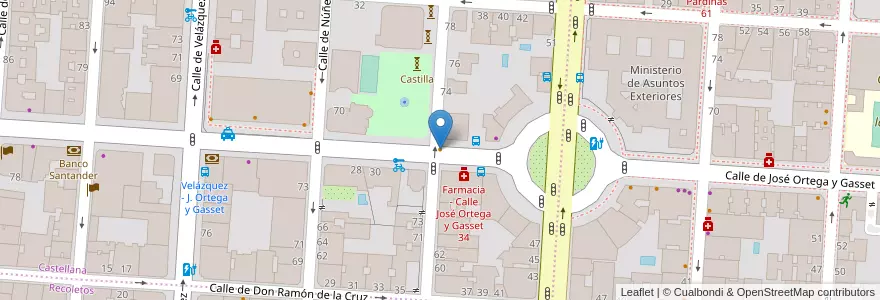 Mapa de ubicacion de Sandwich Club Café en إسبانيا, منطقة مدريد, منطقة مدريد, Área Metropolitana De Madrid Y Corredor Del Henares, مدريد.