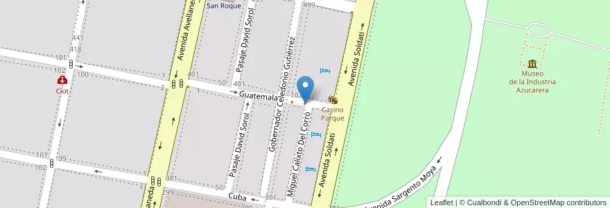 Mapa de ubicacion de Sándwicheria Ernestina en Argentine, Tucumán, San Miguel De Tucumán, Departamento Capital, San Miguel De Tucumán.