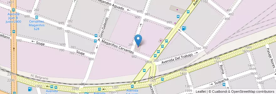 Mapa de ubicacion de SaniPlast en アルゼンチン, コルドバ州, Departamento Capital, Pedanía Capital, Córdoba, Municipio De Córdoba.