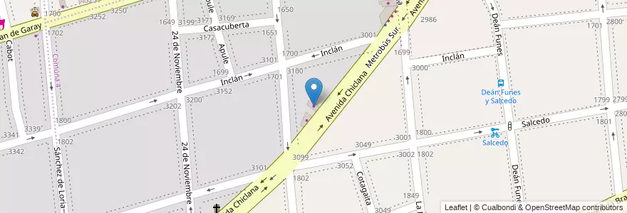 Mapa de ubicacion de Sansonsilen, Parque Patricios en 阿根廷, Ciudad Autónoma De Buenos Aires, Comuna 4, 布宜诺斯艾利斯.
