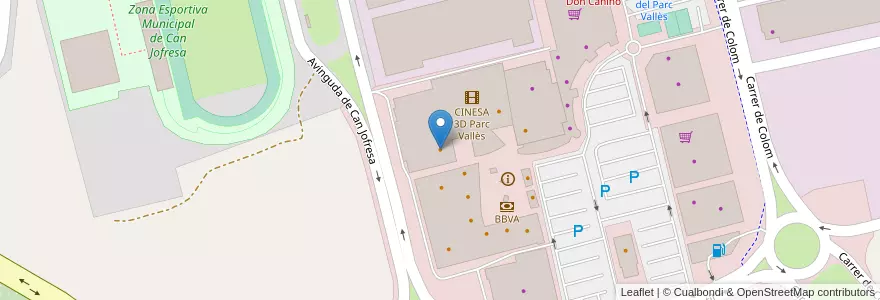 Mapa de ubicacion de Sant Patrick's Irish Pub en Испания, Каталония, Барселона, Vallès Occidental, Terrassa.