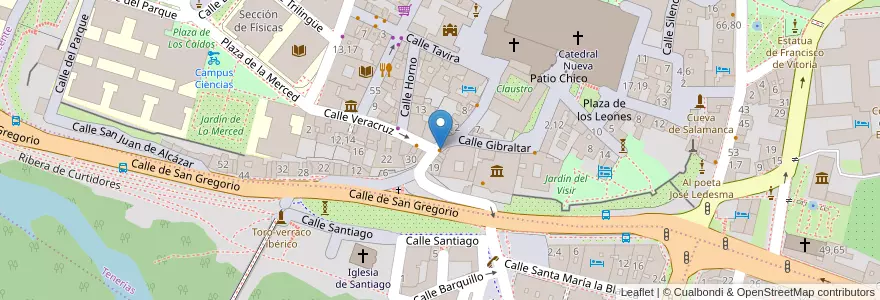 Mapa de ubicacion de Santa Ana en 西班牙, Castilla Y León, Salamanca, Campo De Salamanca, Salamanca.