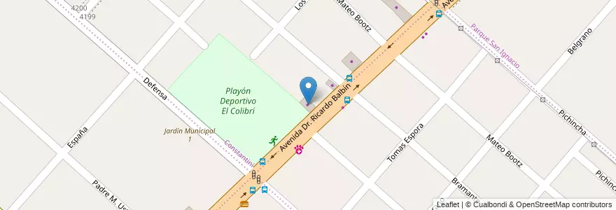 Mapa de ubicacion de Santa Brigida Motor's en Argentinien, Provinz Buenos Aires, Partido De San Miguel, Santa María.