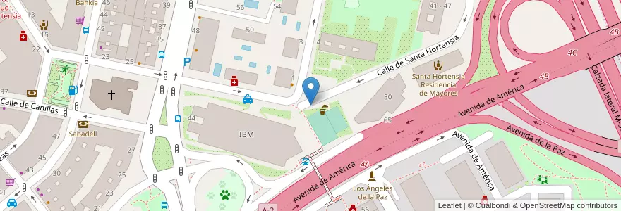 Mapa de ubicacion de SANTA HORTENSIA, CALLE, DE,34 en Испания, Мадрид, Мадрид, Área Metropolitana De Madrid Y Corredor Del Henares, Мадрид.