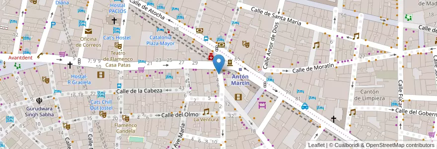 Mapa de ubicacion de SANTA ISABEL, CALLE, DE,2 en Испания, Мадрид, Мадрид, Área Metropolitana De Madrid Y Corredor Del Henares, Мадрид.