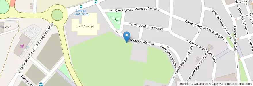 Mapa de ubicacion de Santa Perpètua de Mogoda en Espanha, Catalunha, Barcelona, Vallès Occidental, Santa Perpètua De Mogoda.