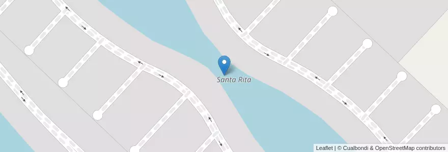 Mapa de ubicacion de Santa Rita en الأرجنتين, بوينس آيرس, Partido De San Vicente.