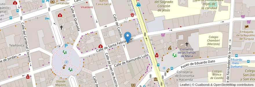 Mapa de ubicacion de Santa Rita en Испания, Мадрид, Мадрид, Área Metropolitana De Madrid Y Corredor Del Henares, Мадрид.