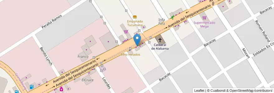 Mapa de ubicacion de Santa Rita de Ines en Arjantin, Buenos Aires, Partido De Malvinas Argentinas, Los Polvorines.