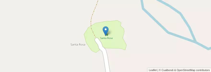 Mapa de ubicacion de Santa Rosa en Arjantin, Tucumán, Departamento Chicligasta, Municipio De Alpachiri Y El Molino.