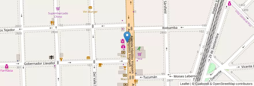 Mapa de ubicacion de Santa Teresa en Argentinië, Buenos Aires, Partido De Lanús, Lanús Oeste.