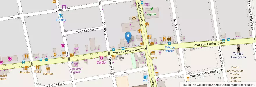 Mapa de ubicacion de Santa Teresita, Caballito en Argentinië, Ciudad Autónoma De Buenos Aires, Buenos Aires, Comuna 6.