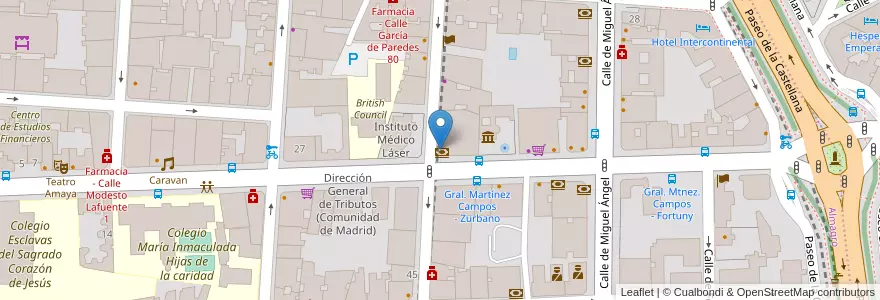 Mapa de ubicacion de Santander en Espagne, Communauté De Madrid, Communauté De Madrid, Área Metropolitana De Madrid Y Corredor Del Henares, Madrid.