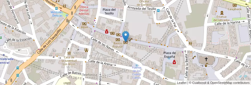 Mapa de ubicacion de Santander en Spain, Community Of Madrid, Community Of Madrid, Área Metropolitana De Madrid Y Corredor Del Henares, Fuenlabrada.