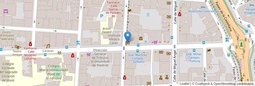 Mapa de ubicacion de Santander en Spanje, Comunidad De Madrid, Comunidad De Madrid, Área Metropolitana De Madrid Y Corredor Del Henares, Madrid.