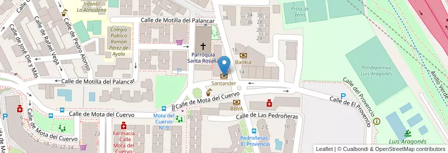 Mapa de ubicacion de Santander en 西班牙, 巴斯克, Gipuzkoa, Donostialdea, Donostia/San Sebastián.