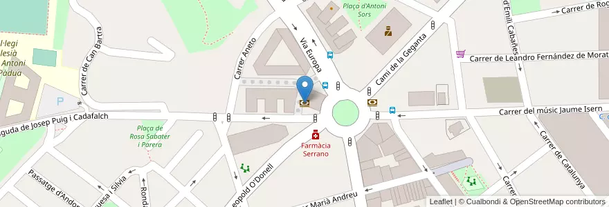 Mapa de ubicacion de Santander en Spanien, Kastilien Und León, Salamanca, Campo De Salamanca, Salamanca.