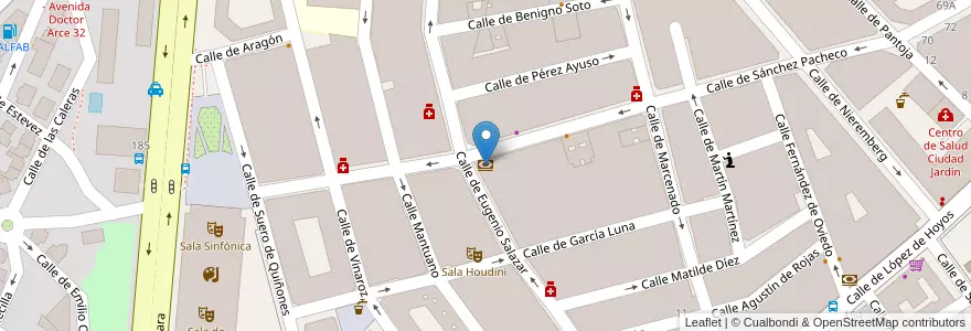Mapa de ubicacion de Santander en スペイン, アラゴン州, サラゴサ, Zaragoza, サラゴサ.