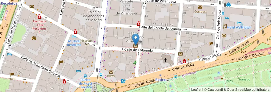 Mapa de ubicacion de Santander en Spanje, Valencia, Valencia, Comarca De València, Valencia.