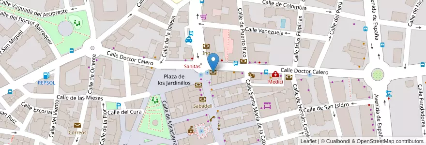 Mapa de ubicacion de Santander en 西班牙, 巴斯克, 比斯开, Bilboaldea, Getxo.