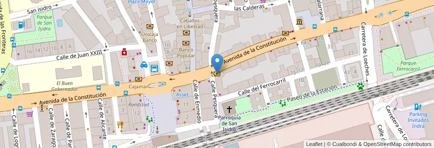 Mapa de ubicacion de Santander Empresas en إسبانيا, منطقة مدريد, منطقة مدريد, Área Metropolitana De Madrid Y Corredor Del Henares, Torrejón De Ardoz.