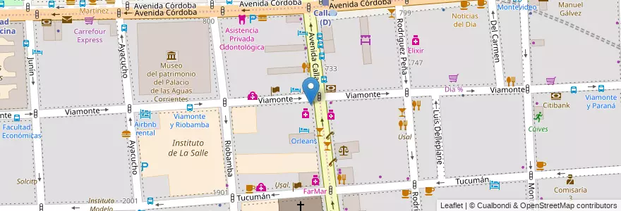 Mapa de ubicacion de Santander Río, Balvanera en Argentine, Ciudad Autónoma De Buenos Aires, Comuna 3, Buenos Aires.