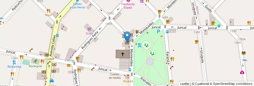 Mapa de ubicacion de Santander Río, Recoleta en Argentinien, Ciudad Autónoma De Buenos Aires, Comuna 2, Buenos Aires.