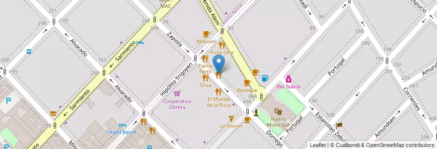 Mapa de ubicacion de Santino en Arjantin, Buenos Aires, Partido De Bahía Blanca, Bahía Blanca.