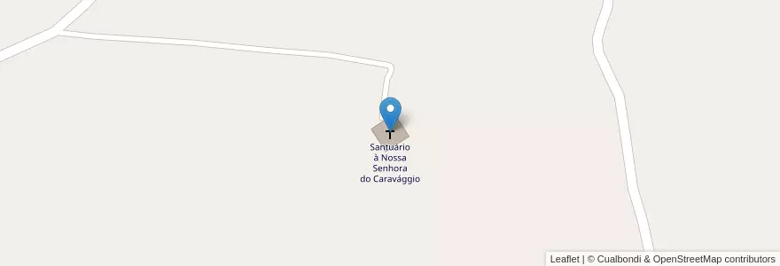 Mapa de ubicacion de Santuário à Nossa Senhora do Caravággio en البَرَازِيل, المنطقة الجنوبية, ريو غراندي دو سول, Região Geográfica Intermediária De Ijui, Região Geográfica Imediata De Três Passos, Esperança Do Sul.