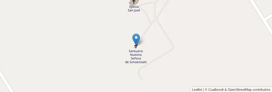 Mapa de ubicacion de Santuario Nuestra Señora de Schoenstatt en Argentina, Provincia Di Buenos Aires, Partido De Escobar, Belén De Escobar.