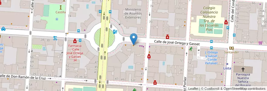 Mapa de ubicacion de Sanxenxo en إسبانيا, منطقة مدريد, منطقة مدريد, Área Metropolitana De Madrid Y Corredor Del Henares, مدريد.