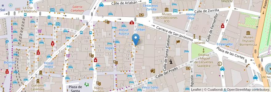 Mapa de ubicacion de Saporem Ventura en Spagna, Comunidad De Madrid, Comunidad De Madrid, Área Metropolitana De Madrid Y Corredor Del Henares, Madrid.