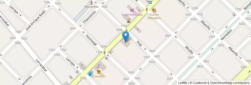 Mapa de ubicacion de Saracho Neumaticos, Mataderos en Аргентина, Буэнос-Айрес, Comuna 9, Буэнос-Айрес.