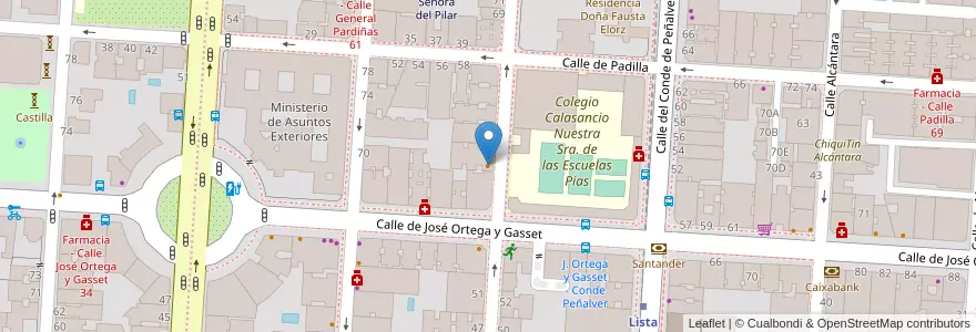 Mapa de ubicacion de Sargo en 스페인, Comunidad De Madrid, Comunidad De Madrid, Área Metropolitana De Madrid Y Corredor Del Henares, 마드리드.