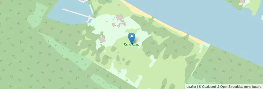 Mapa de ubicacion de Sarthou en Аргентина, Буэнос-Айрес, Partido De Tigre, Primera Sección.