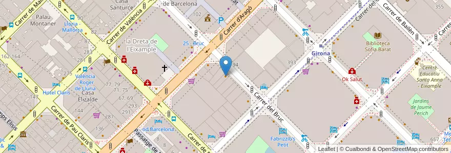 Mapa de ubicacion de Sato i Tanaka en 西班牙, Catalunya, Barcelona, Barcelonès, Barcelona.