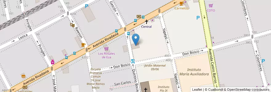 Mapa de ubicacion de SATSAID Gremiales y OSPTV Salud, Almagro en Argentine, Ciudad Autónoma De Buenos Aires, Comuna 5, Buenos Aires.