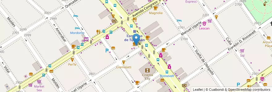 Mapa de ubicacion de Savoy, Belgrano en アルゼンチン, Ciudad Autónoma De Buenos Aires, ブエノスアイレス, Comuna 13.