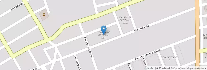 Mapa de ubicacion de SCALABRINI ORTIZ Mz. 276 A en 阿根廷, Salta, Capital, Municipio De Salta, Salta.