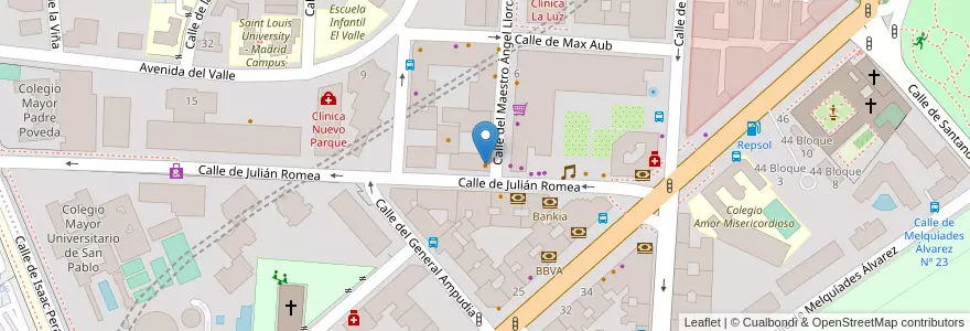 Mapa de ubicacion de Scalini en Испания, Мадрид, Мадрид, Área Metropolitana De Madrid Y Corredor Del Henares, Мадрид.