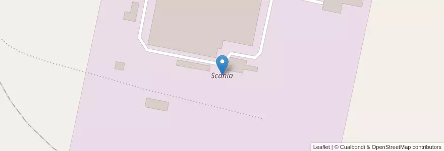 Mapa de ubicacion de Scania en Argentinien, Tucumán, Departamento Cruz Alta, Municipio De Colombres.