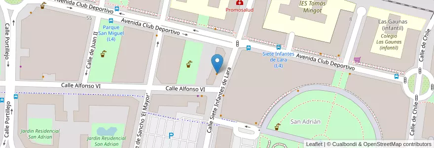 Mapa de ubicacion de School Tavern en Испания, Риоха, Риоха, Логронья.