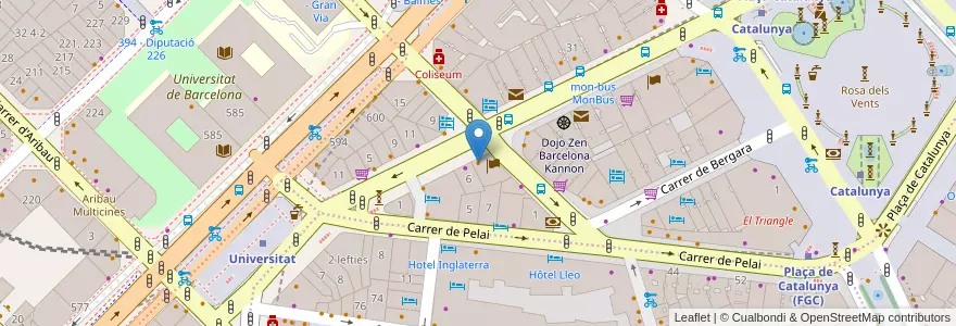 Mapa de ubicacion de Scobies Irish Pub en Espanha, Catalunha, Barcelona, Barcelonès, Barcelona.