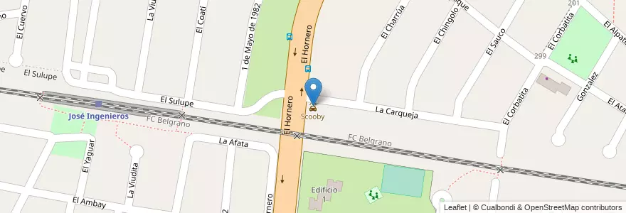 Mapa de ubicacion de Scooby en Argentine, Province De Buenos Aires, Partido De La Matanza, Ciudad Evita.