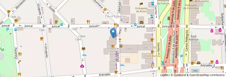 Mapa de ubicacion de Scouts de Argentina - Casa Scout, Retiro en الأرجنتين, Ciudad Autónoma De Buenos Aires, Comuna 1, Buenos Aires.